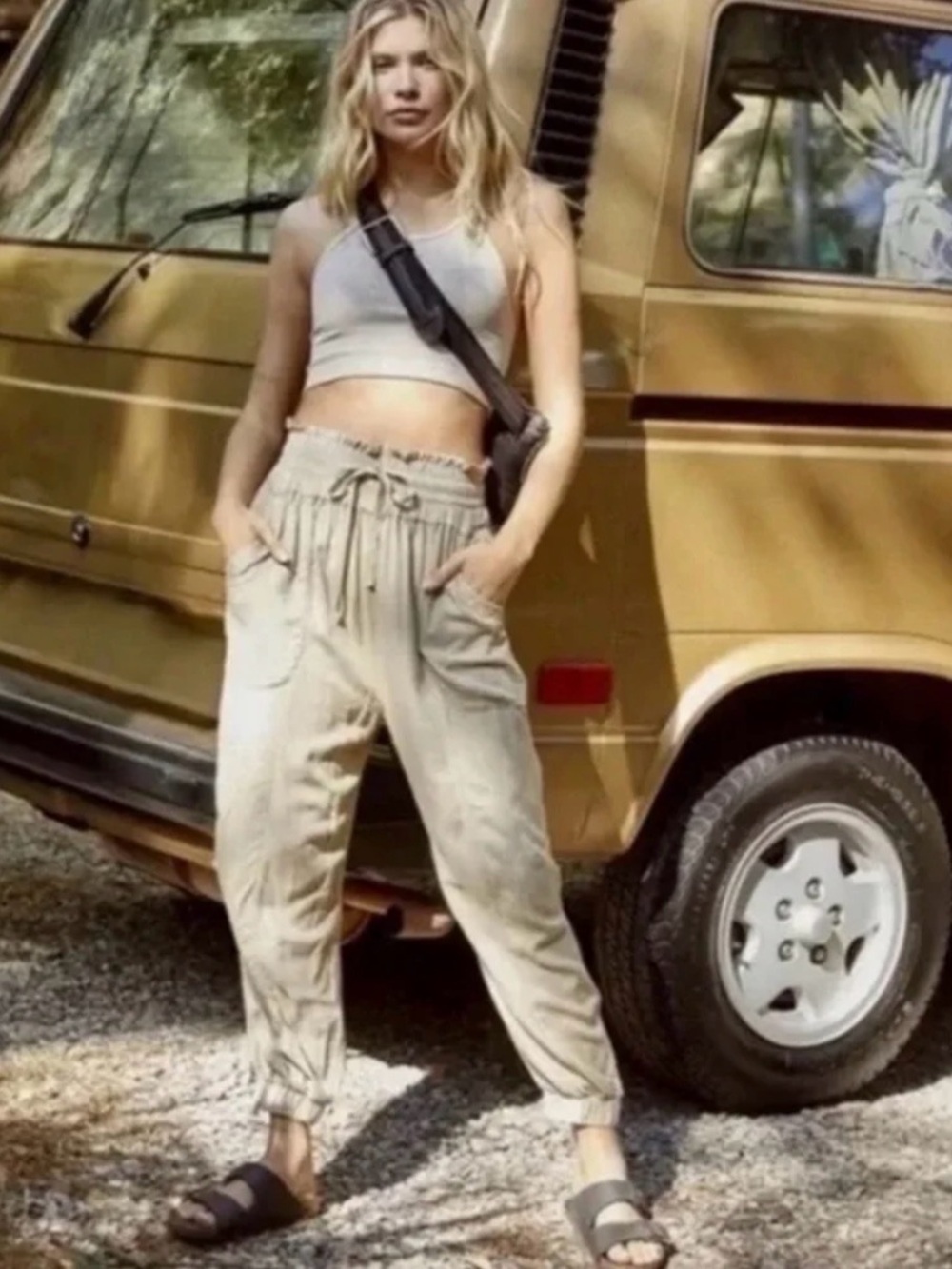 Free People Halfzies Utility Jogger Pants NWT Size Small